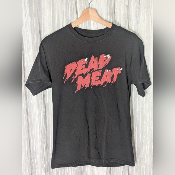 Other - Official 🥩Dead Meat🥩 [Podcast, Kill Counts, Etc] Black Graphic T-Shirt